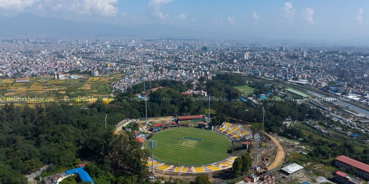 त्रिविले क्रिकेट रंगशाला खाली गर्न ३५ दिनको समयसीमा दियो