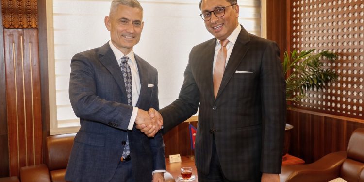 नेपाल–अमेरिका आर्थिक सम्बन्धमा केन्द्रित उच्चस्तरीय भेटवार्ता