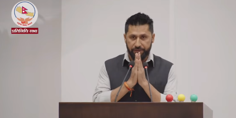 रवि लामिछानेद्वारा दलित समुदायसँग संसद्मा माफी