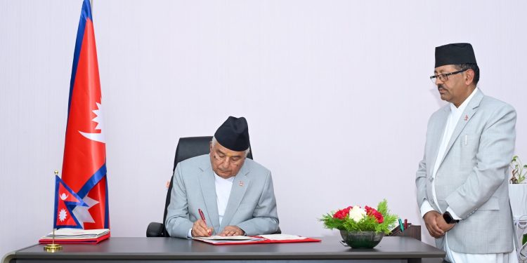 मन्त्रिपरिषद्को पुनः सिफारिसपछि राष्ट्रपतिको स्वीकृति