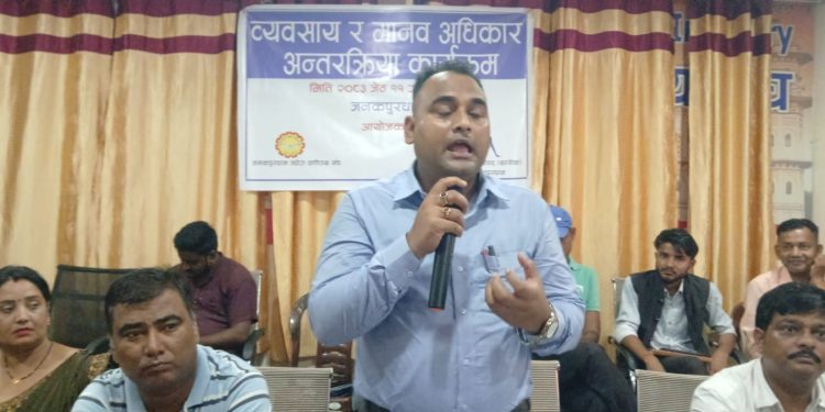 बढी कर तिर्ने व्यापारीलाई सम्मान गरिने : मन्त्री पटेल