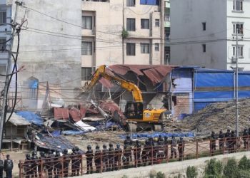 बल्खुपछि बालाजु-स्वयम्भु क्षेत्रमा डोजर अभियान विस्तार