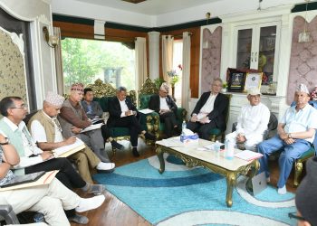 गुण्डुमा जारी एमाले बैठक, पुनर्गठनको बहस तीव्र