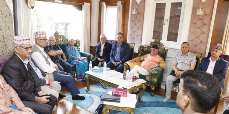 एमाले सचिवालय बैठक चार घण्टादेखि जारी