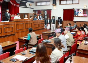 प्रधानमन्त्रीको अभिव्यक्तिप्रति विवाद, राष्ट्रिय सभा दोस्रो दिन पनि अवरुद्ध