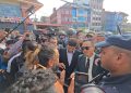 धर्नामा बसेकाहरूको माग सम्बोधन गर्ने गृहमन्त्रीको प्रतिबद्धता