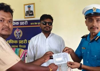 ट्राफिक नियम उल्लंघनमा रास्वपा सांसद गुप्ता कारबाहीमा