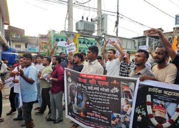 देवानगन्जको अवस्था सामान्य बन्दै, राजमार्गमा प्रदर्शन चर्कियो