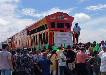 कोलकाताबाट पहिलो कार्गो रेल सिधै विराटनगर आइपुग्यो