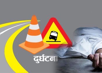 कोशी लोकमार्गमा विद्युत कार्यालयको भ्यान दुर्घटना, दुईको मृत्यु