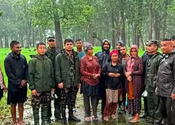 च्याउ टिप्न गएका सम्पर्कविहीन महिला परिवारको सम्पर्कमा