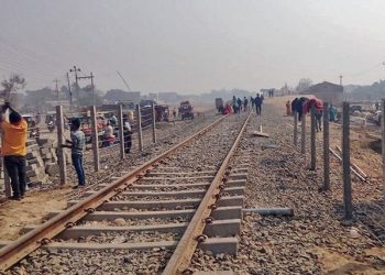 दुई वर्षभित्र बर्दिबाससम्म रेल पुयाउने लक्ष्यसहित निर्माण सुरु