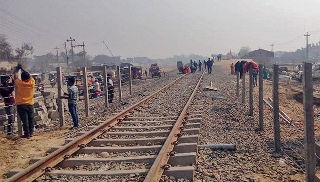 दुई वर्षभित्र बर्दिबाससम्म रेल पुयाउने लक्ष्यसहित निर्माण सुरु