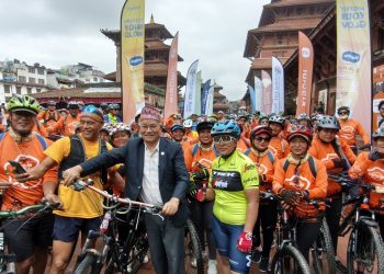 नेपालकै ठूलो च्यारिटी साइकलिङ अभियान ‘काठमाडौं कोरा’ भव्य रूपमा सम्पन्न