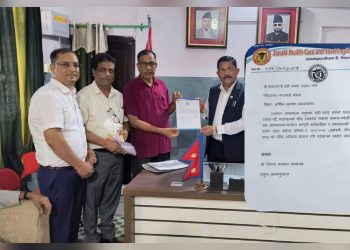 जनकी हेल्थ केयरद्वारा रसुवाका बाढी पीडितका लागि ५ लाख ५१ हजार सहयोग