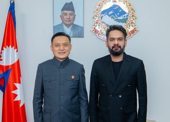 प्रधानमन्त्री शाहको चिनियाँ राजदूतसँग भेट, द्विपक्षीय सहकार्यमा जोड