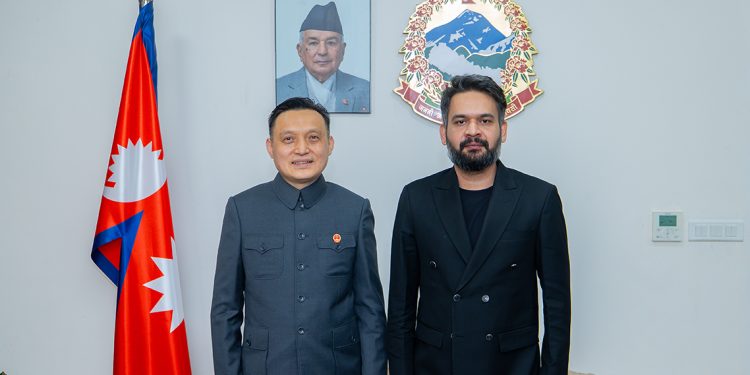 प्रधानमन्त्री शाहको चिनियाँ राजदूतसँग भेट, द्विपक्षीय सहकार्यमा जोड