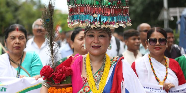 विश्व आदिवासी दिवसमा काठमाडौंमा सांस्कृतिक ¥याली