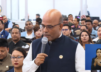 विपद्मा देश-विदेशमा रहेका नेपालीलाई सहयोग गर्न अमरेश सिंहको आग्रह