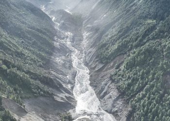तिब्बतमा थुनिएको ताल पुनः फुट्यो, बाढी स्याफ्रुबेँसी आइपुग्यो