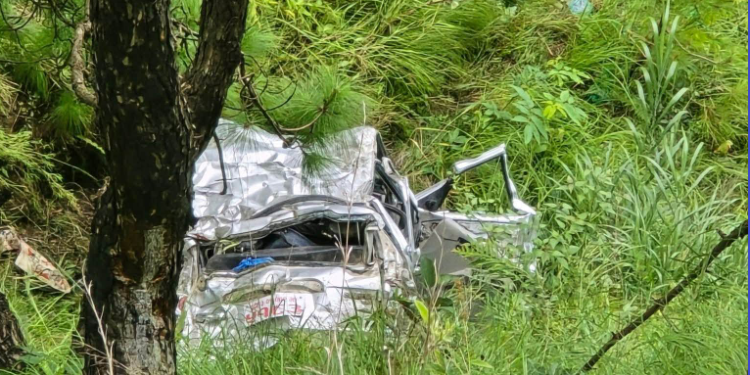 न्यायाधीश गोकर्ण डाँगी सवार स्कार्पियो दुर्घटना