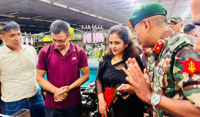 बन्द रहेको हेटौँडा कपडा उद्योगमा परीक्षण उत्पादन सुरु