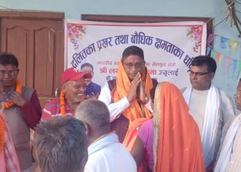 शबरी सेवा समितिद्वारा मन्त्री दास सम्मानित