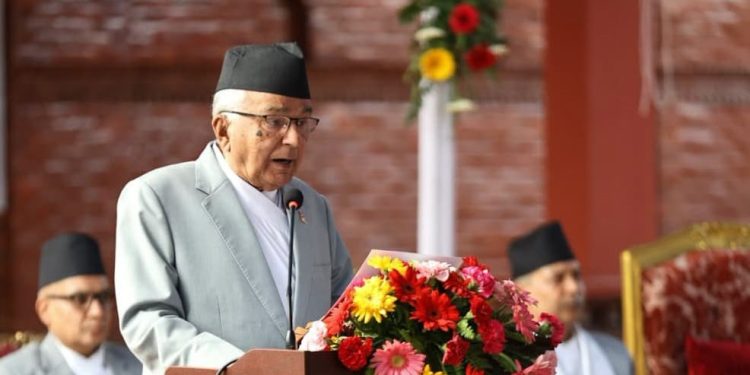 संविधानलाई भाषणमा होइन, नागरिकको जीवनमा उतारौँ : राष्ट्रपति