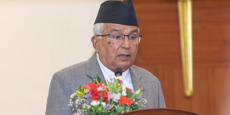 भोटेकोसी विपत्तिमा राष्ट्रपति पौडेलको आग्रह : राष्ट्रिय एकता कायम गरौँ