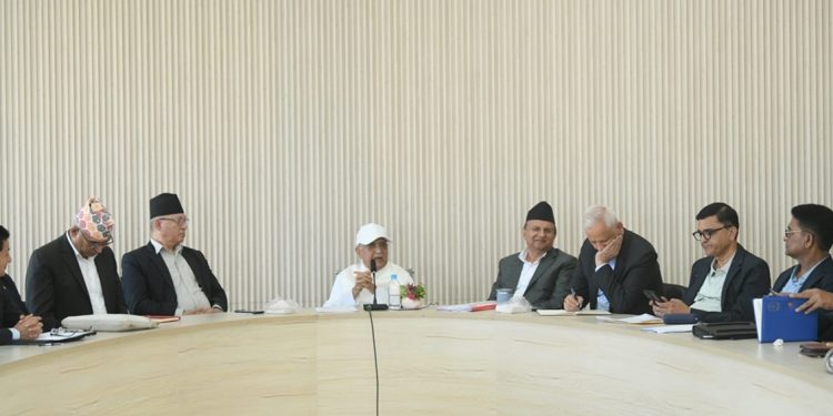 एमाले सचिवालय बैठकमा स्थायी कमिटी गठनको एजेन्डा