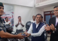 सीमा सुरक्षाका लागि सशस्त्र प्रहरीलाई मधेश सरकारको २० मोटरसाइकल