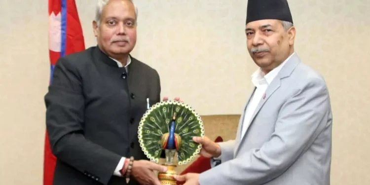 भारतीय राजदूत श्रीवास्तवलाई उपराष्ट्रपति यादवको बधाई
