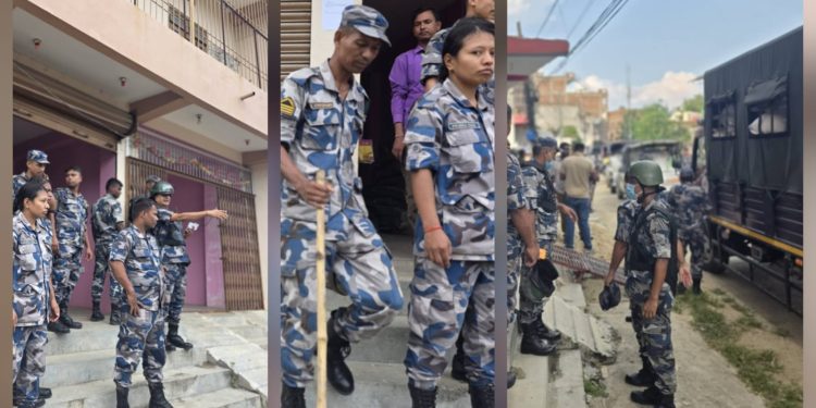 महेन्द्रनगरको गोदाममा छापा, चार ट्रक अवैध सामग्री बरामद