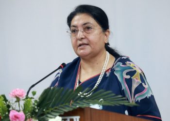 चीनमा हुने ग्लोबल गभर्नेन्स फोरमलाई भण्डारीले सम्बोधन गर्ने