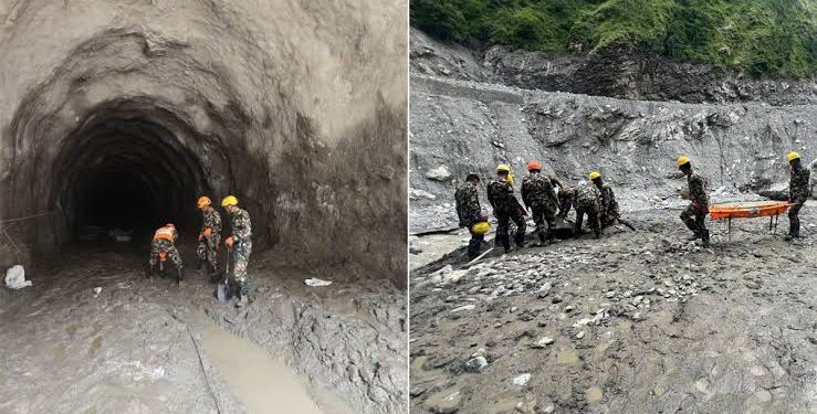 भोटेकोशीको सुरुङभित्र ३७ शव फेला
