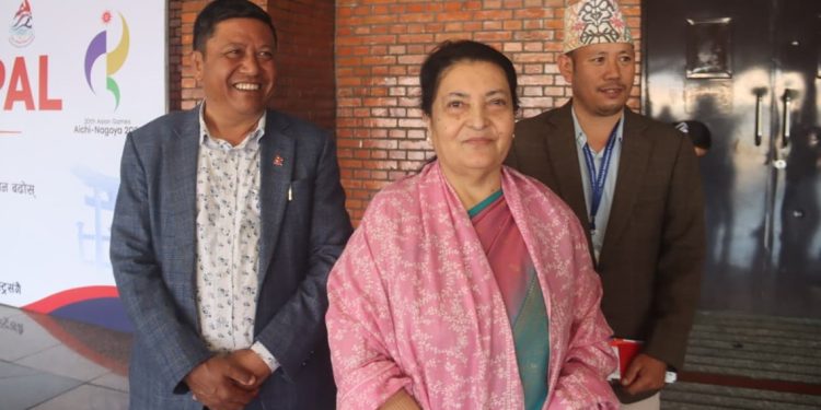 सक्रिय राजनीतिमा फर्किएपछि विद्यादेवी भण्डारीको पहिलो विदेश भ्रमण