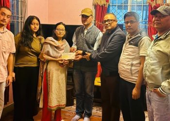 स्वर्गीय पत्रकार उपाध्यायको परिवारलाई १६ लाख बढी सहयोग