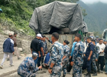 चितवनमा बस, ट्रक र माइक्रोबस ठोक्किँदा ११ जना घाइते