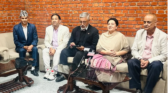 चारदिने चीन भ्रमण सकेर पूर्वराष्ट्रपति भण्डारी स्वदेश फर्किइन्